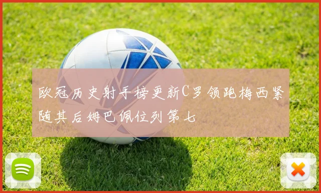 欧冠历史射手榜更新C罗领跑梅西紧随其后姆巴佩位列第七